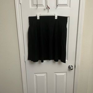 Mini skater skirt/ponte black